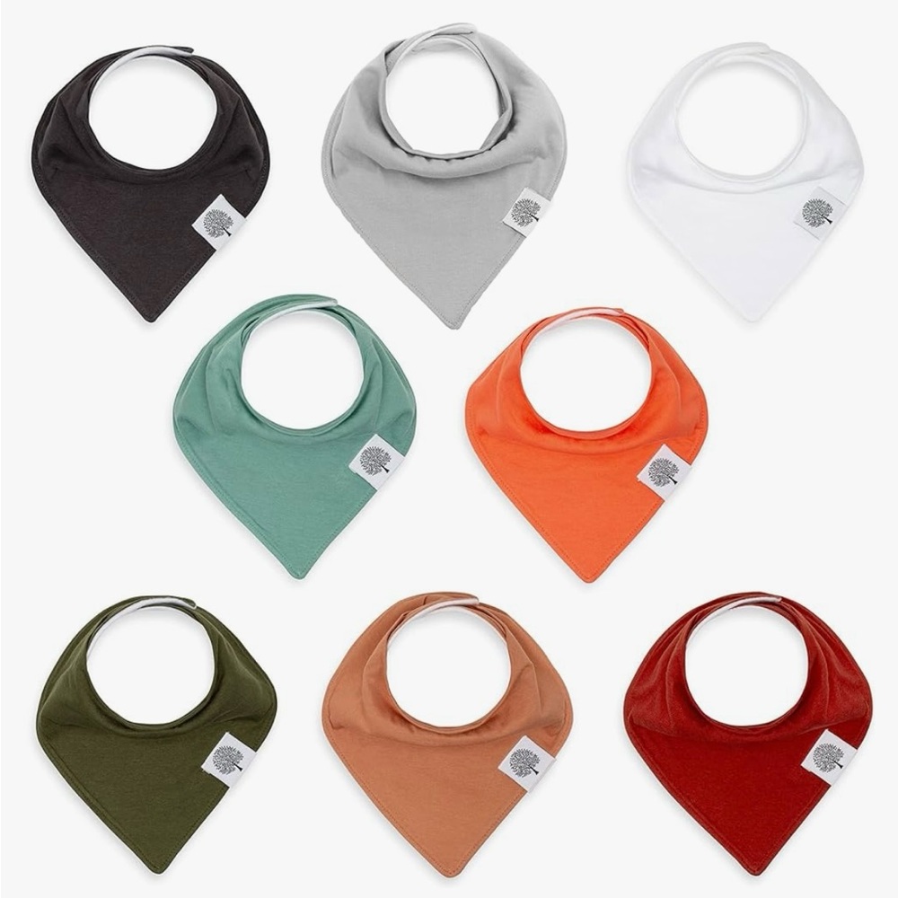 8 pack baby bibs